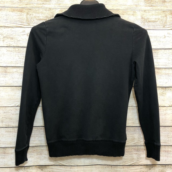 Talbots Petites Full Zip Black Jacket - Picture 2 of 6